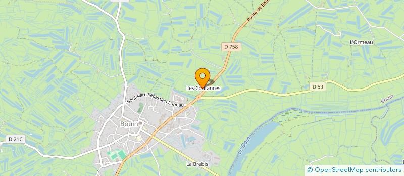 localisation de l'entreprise LA BILIG ANTILLAISE  LA MEZIERE