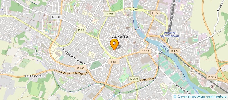localisation de l'entreprise LA BILLEBAUDE à AUXERRE
