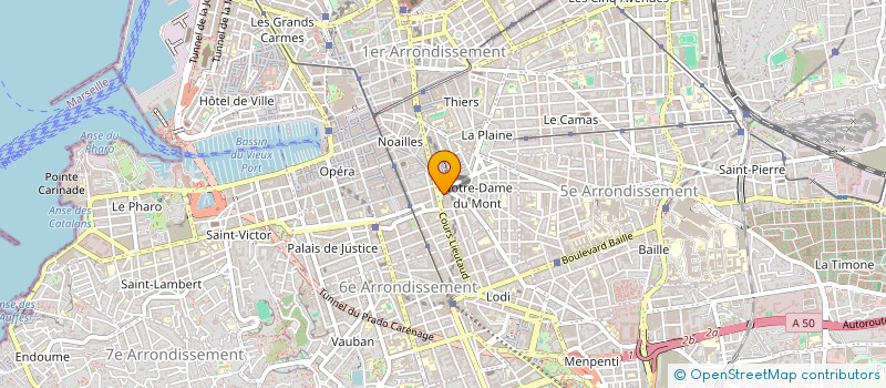 localisation de l'entreprise LA BILLETTERIE CSE à MARSEILLE