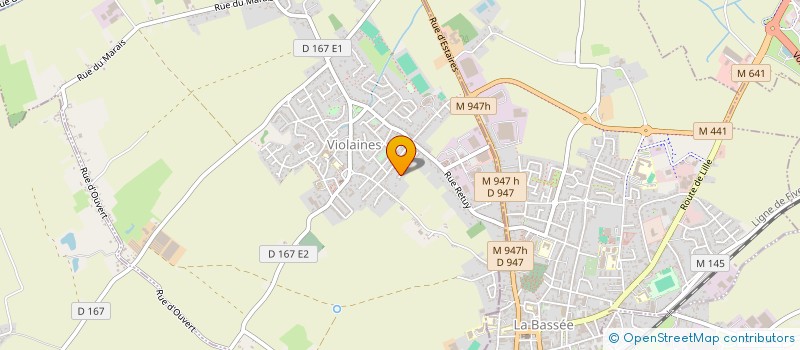 localisation de l'entreprise LA BILLYBERCLOISE SARL  BILLY-BERCLAU