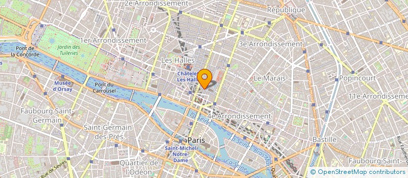 localisation de l'entreprise LA BINOCLE  PARIS