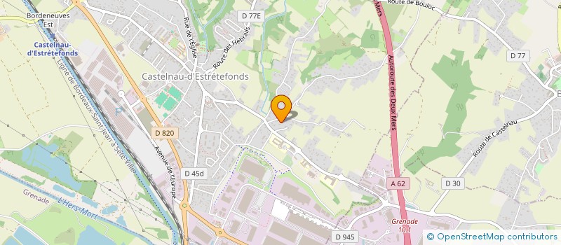 localisation de l'entreprise LA BINOCLERIE  CASTELNAU-D'ESTRETEFONDS