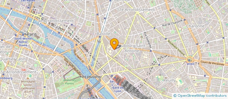 localisation de l'entreprise LA BIO-ETHIQUETTE  PARIS