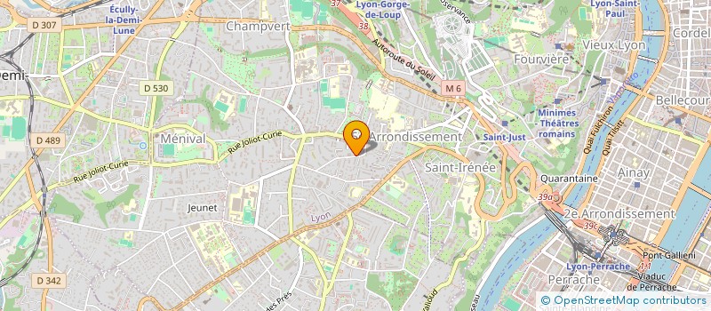 localisation de l'entreprise LA BIODIVERSITE DES GRANGES à LYON