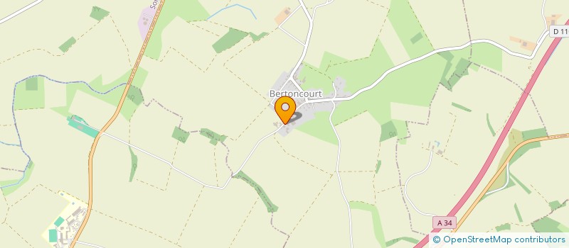 localisation de l'entreprise LA BIOLOTTE  BERTONCOURT