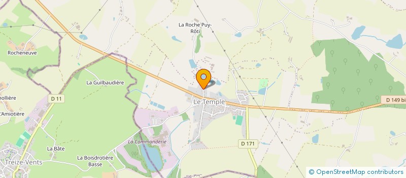 localisation de l'entreprise LA BIORIVIERE à MAULEON