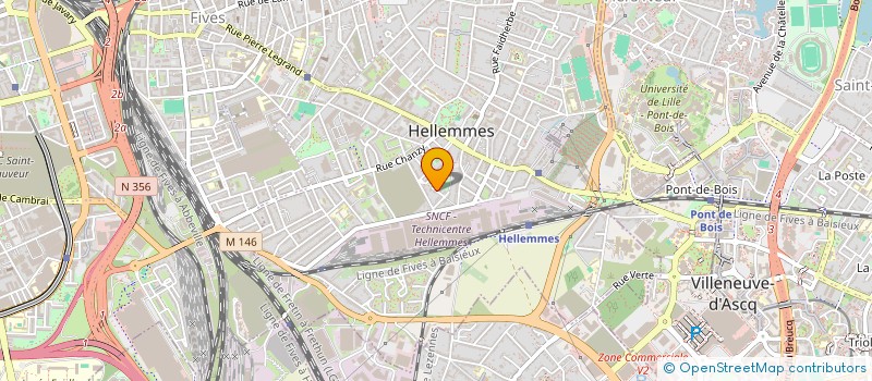 localisation de l'entreprise LA BIOTECHNIQUE FRANCAISE à LILLE