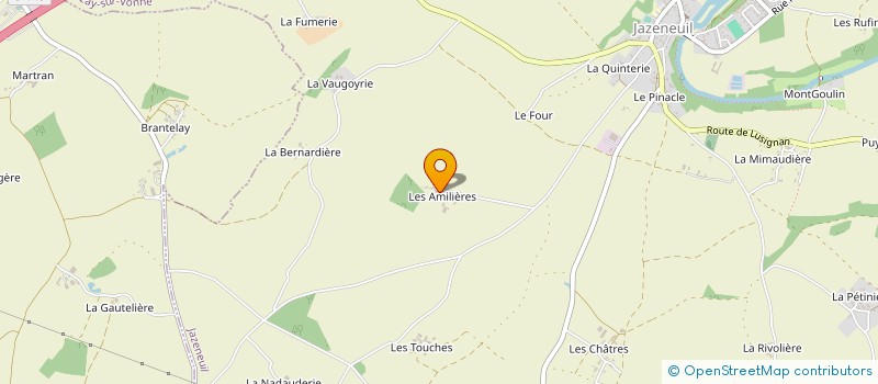 localisation de l'entreprise LA BIQUE AU PRE à JAZENEUIL