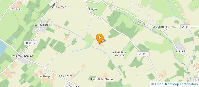localisation de l'entreprise LA BIQUETTE à SAINTIGNY