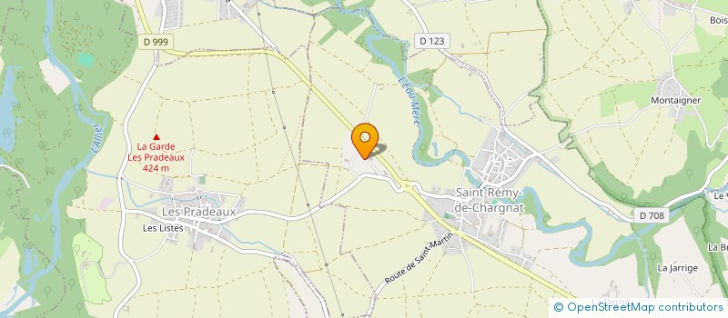 localisation de l'entreprise LA BISCUITERIE ARTISANALE D'AUVERGNE  SAINT-REMY-DE-CHARGNAT