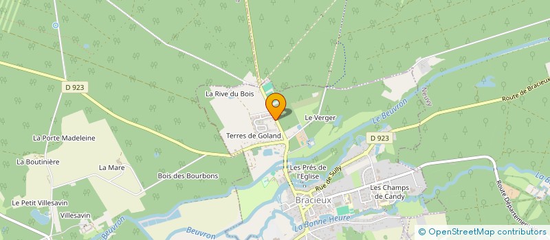 localisation de l'entreprise LA BISCUITERIE DE CHAMBORD  MASLIVES