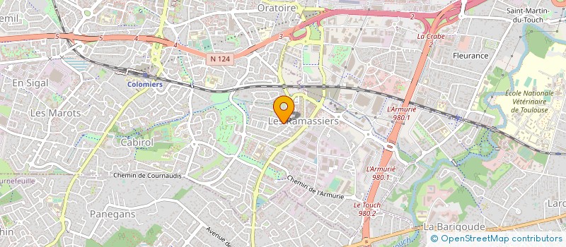 localisation de l'entreprise LA BISCUITERIE STEPHANE RIVALIN-PERISSE à COLOMIERS