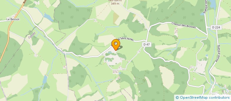 localisation de l'entreprise LA BISE  LA TAGNIERE