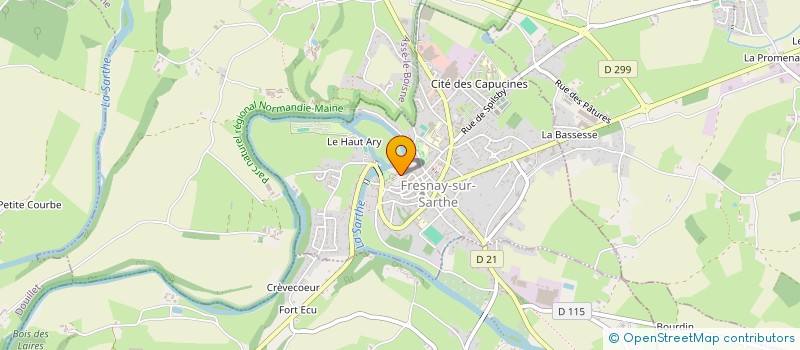 localisation de l'entreprise LA BISE-MOI VITE à FRESNAY-SUR-SARTHE
