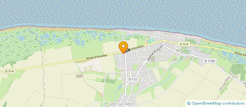 localisation de l'entreprise LA BISQUINE  VER-SUR-MER