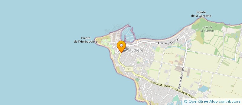 localisation de l'entreprise LA BISQUINE à NOIRMOUTIER-EN-L'ILE