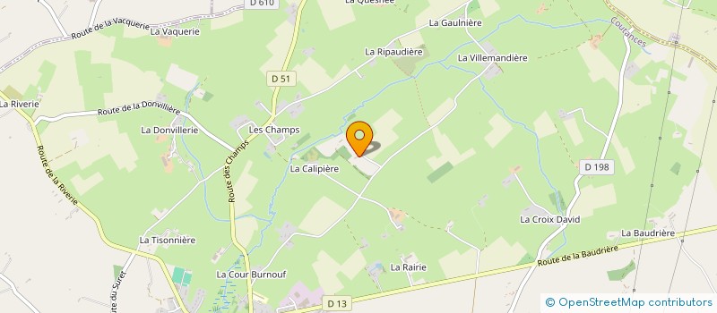 localisation de l'entreprise LA BISQUINE  HAMBYE