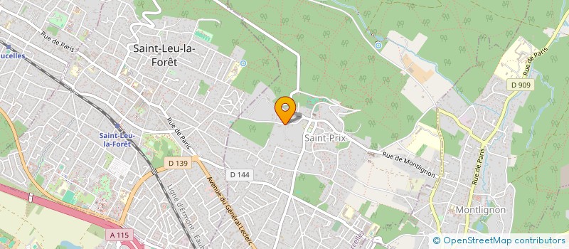 localisation de l'entreprise LA BISSONNIERE à SAINT-PRIX