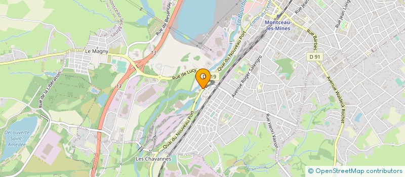 localisation de l'entreprise LA BISTROTINE à MONTCEAU-LES-MINES