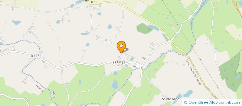 localisation de l'entreprise LA BIZ-BIZ  ADILLY