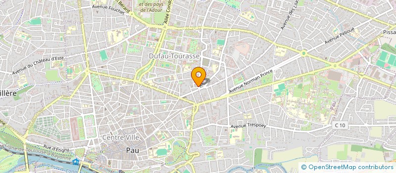 localisation de l'entreprise LA BIZERTINE à PAU