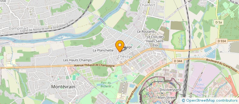 localisation de l'entreprise LA BIZOTINE  CHESSY