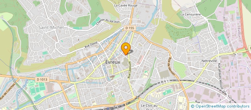 localisation de l'entreprise LA BLACK BOX à EVREUX