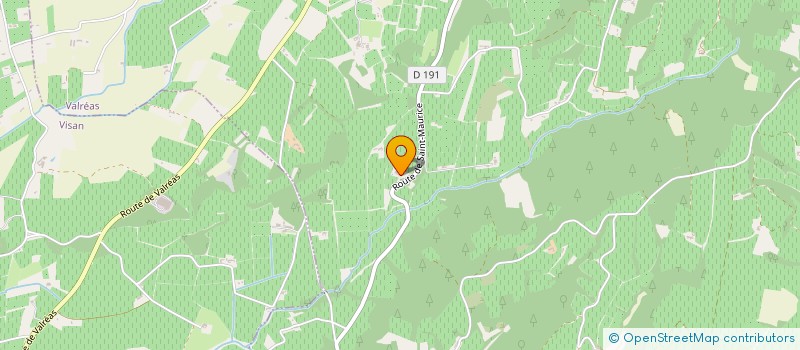 localisation de l'entreprise LA BLAIREAUTIERE à VALREAS