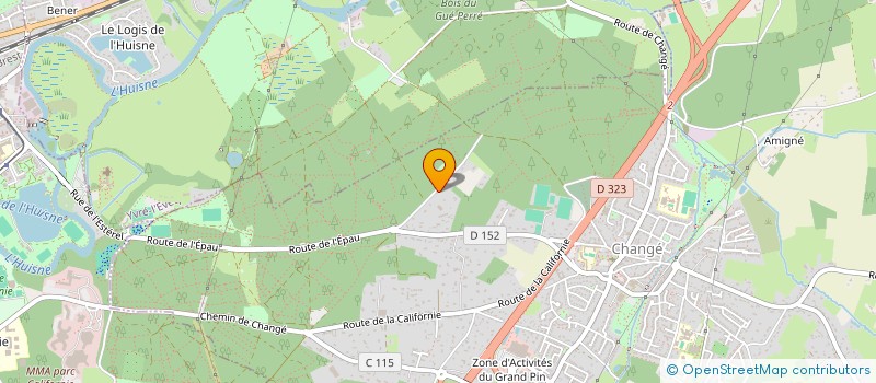 localisation de l'entreprise LA BLANCHARDIERE  CHANGE