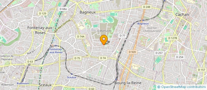 localisation de l'entreprise LA BLANCHE à BAGNEUX