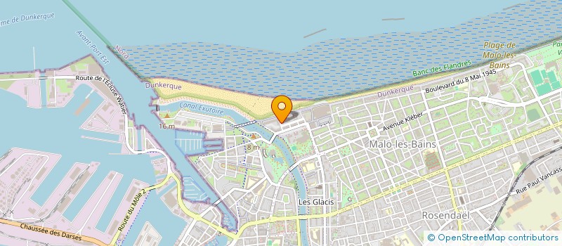 localisation de l'entreprise LA BLANCHE à DUNKERQUE