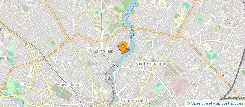 localisation de l'entreprise LA BLANCHE HERBLINE à NANTES