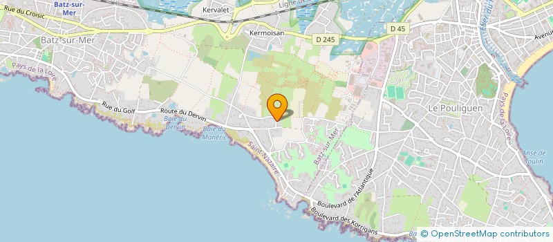 localisation de l'entreprise LA BLANCHETAIS  BATZ-SUR-MER