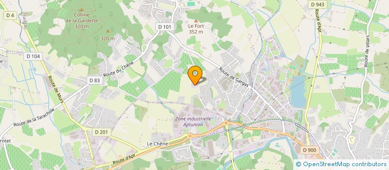 localisation de l'entreprise LA BLANCHISSERIE APTESIENNE  GARGAS