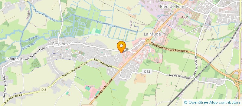 localisation de l'entreprise LA BLAUDERIE ROSE ET PRUNE  BESSINES