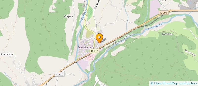 localisation de l'entreprise LA BLAZ-INDUSTRIE  MONTMAUR