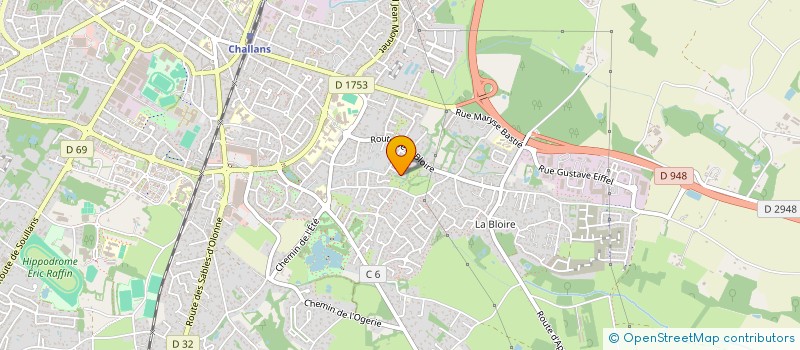 localisation de l'entreprise LA BLOIRE à CHALLANS