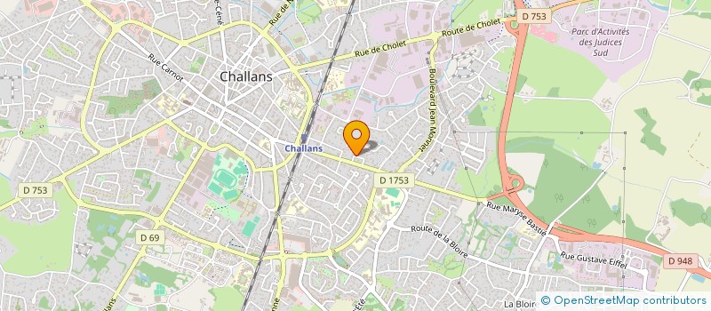 localisation de l'entreprise LA BLOIRE GD à CHALLANS