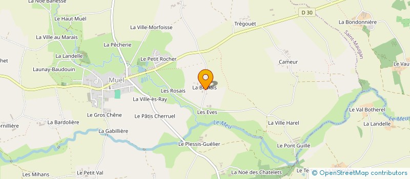 localisation de l'entreprise LA BLONAIS à MUEL