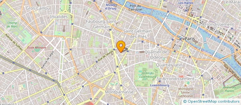 localisation de l'entreprise LA BLOTTIERE  PARIS