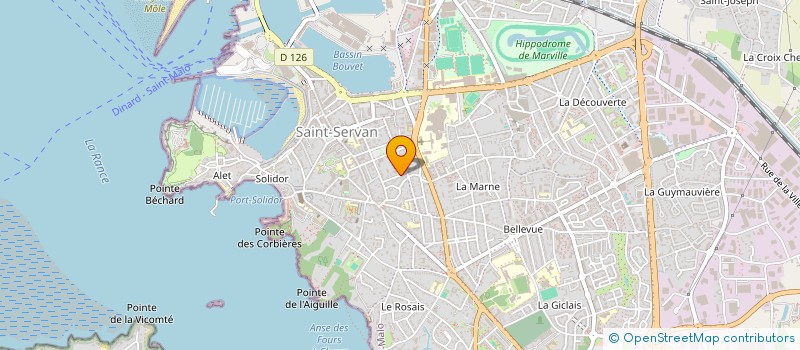 localisation de l'entreprise LA BLOUETTE  SAINT-MALO