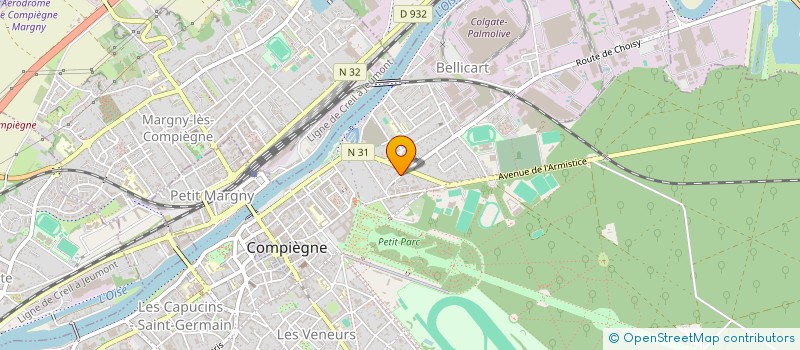 localisation de l'entreprise LA BO&SSIE  COMPIEGNE