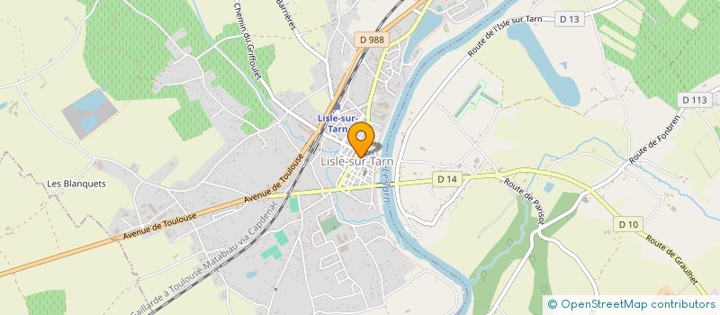 localisation de l'entreprise LA BOBECHE à LISLE-SUR-TARN