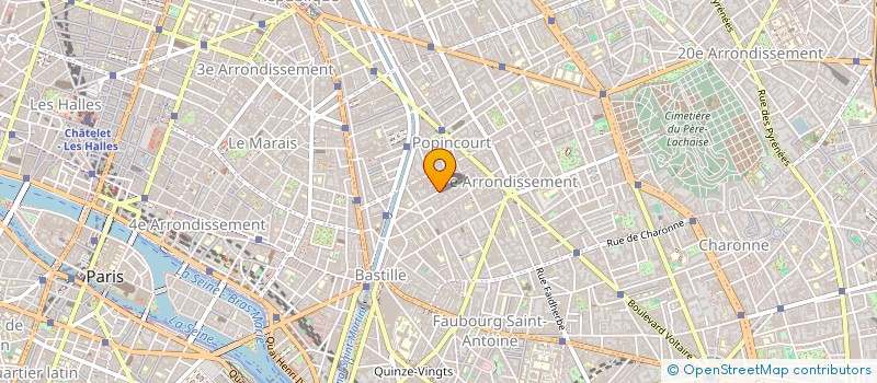 localisation de l'entreprise LA BOBETTE  PARIS