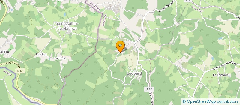 localisation de l'entreprise LA BOBINE  LEOBARD