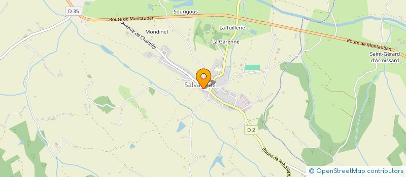 localisation de l'entreprise LA BOBINE  SALVAGNAC