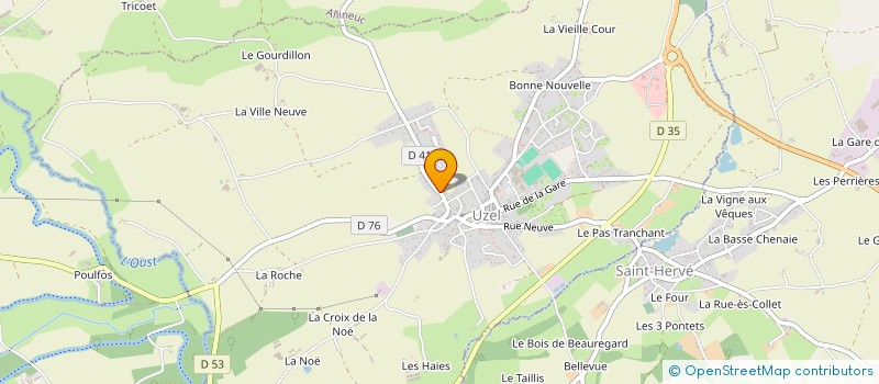 localisation de l'entreprise LA BOBINE  UZEL