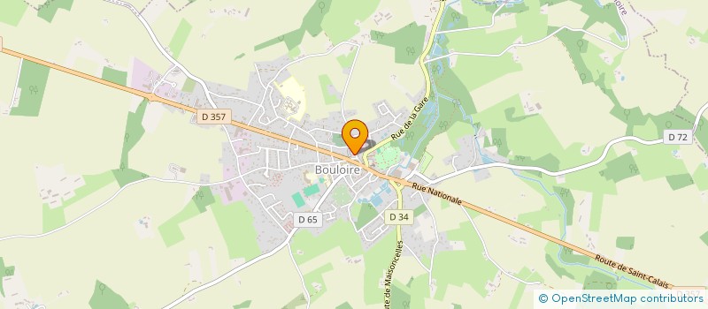 localisation de l'entreprise LA BOBINOTEK - CINEMATHEQUE DE LA SARTHE  BOULOIRE