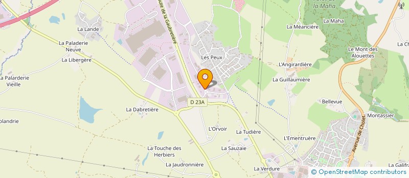 localisation de l'entreprise LA BOCAINE à LES HERBIERS