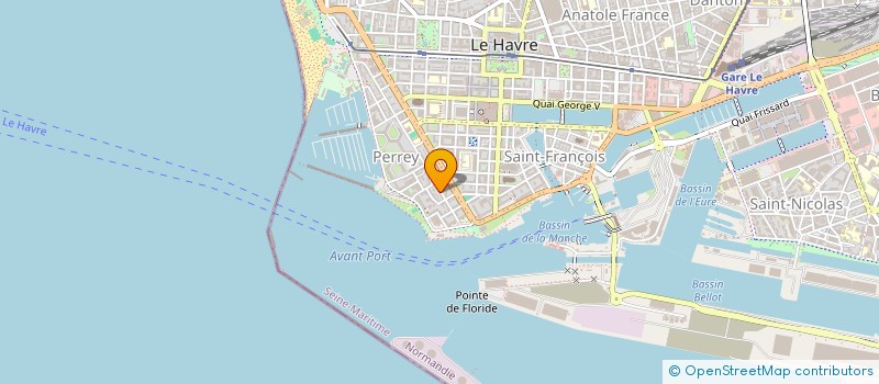 localisation de l'entreprise LA BOCANA à LE HAVRE